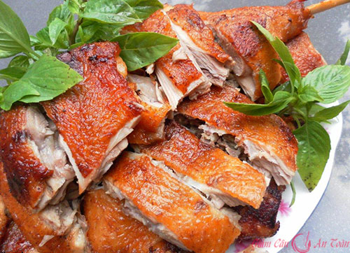 Thịt vịt nướng lá mướp giúp giảm cân nhanh